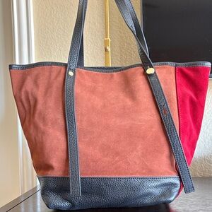 See by Chloé Colorblock Suede & Leather Tote - Statement Everyday
Luxury